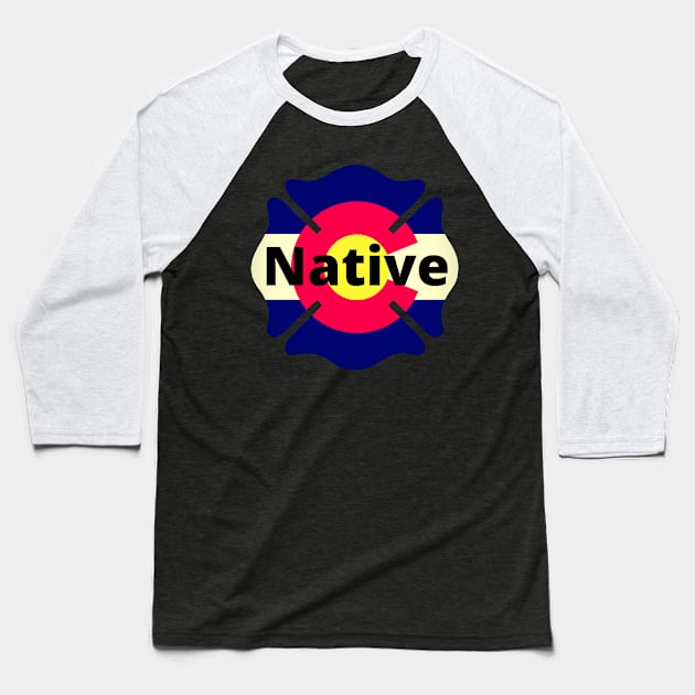 Colorado maltese cross Baseball T-Shirt by DesignsbyBryant